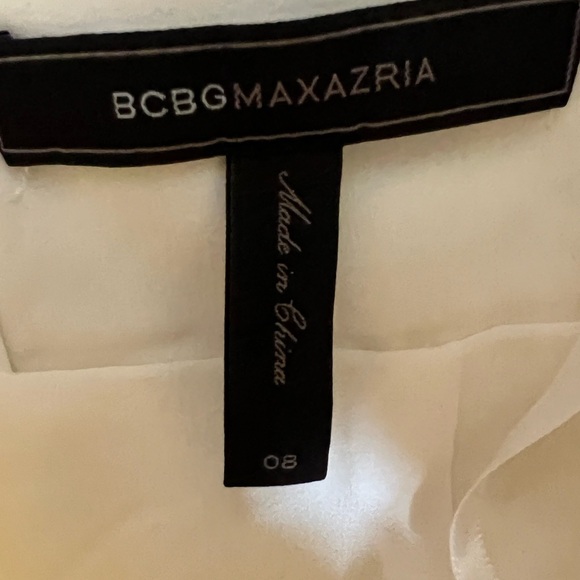 Women’s BCBG Maxazria Off White Lace Sleeveless Dress - size 8 - Picture 3 of 6